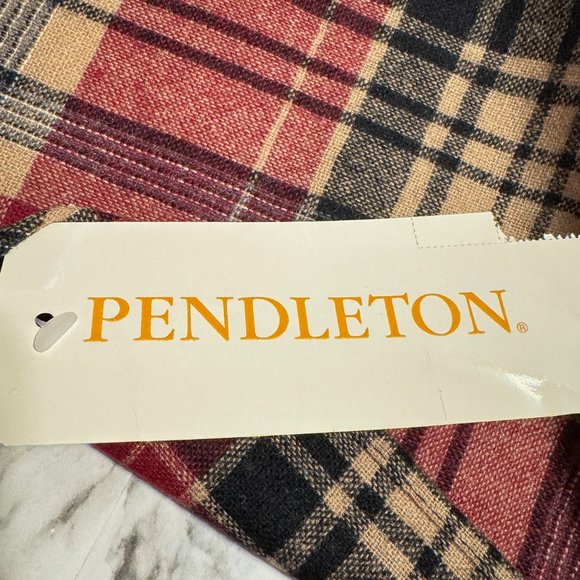 PENDELTON Vintage 60's 70's 100% Virgin Wool Scarf NWT - Picture 4 of 10